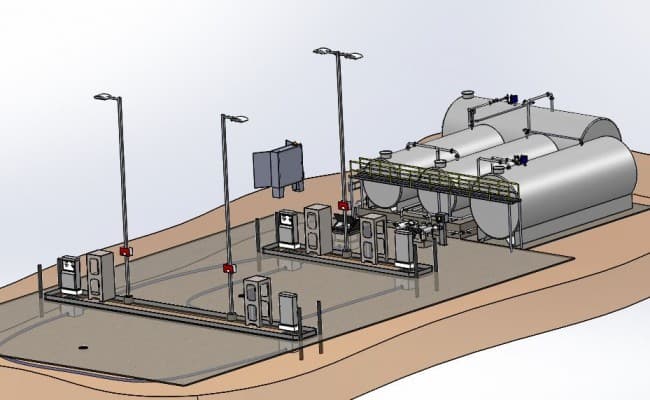 SYNCRUDE 201A FUELING STATION