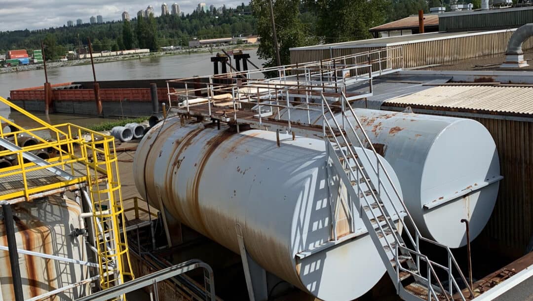 Tree Island New Chemical Storage Tanks